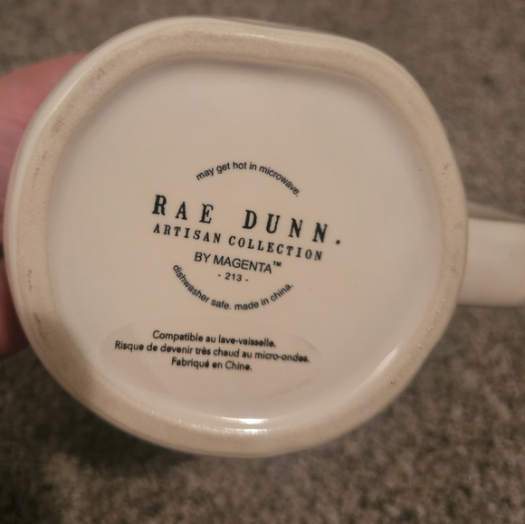 Rae Dunn Lucky Mug 4 Leaf Clover St Patty's - Picture 3 of 3